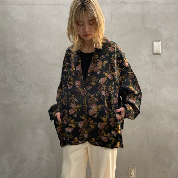 Japanese floral pattern satin jacket | Vintage.City Vintage Shops, Vintage Fashion Trends