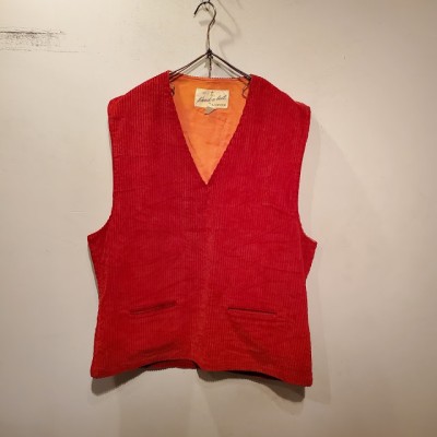 Corduroy Design Pullover Vest | Vintage.City 빈티지숍, 빈티지 코디 정보