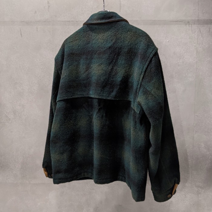 “Woolrich” Shadow plaid wool jacket | Vintage.City 古着屋、古着コーデ情報を発信