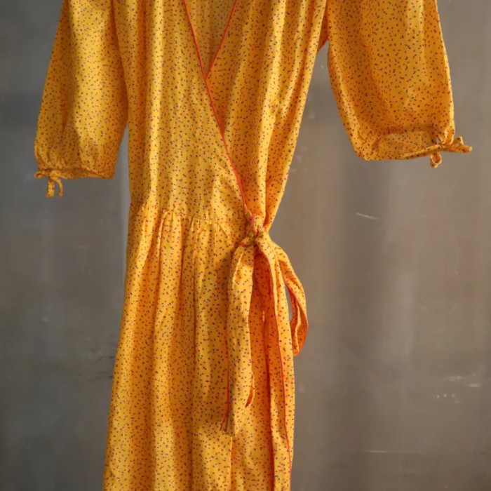Betty Barclay yellow one-piece | Vintage.City 빈티지숍, 빈티지 코디 정보