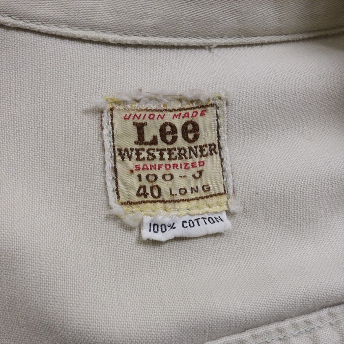 古着 60s リー Lee ウエスターナー westerner Gジャン | Vintage.City 古着屋、古着コーデ情報を発信