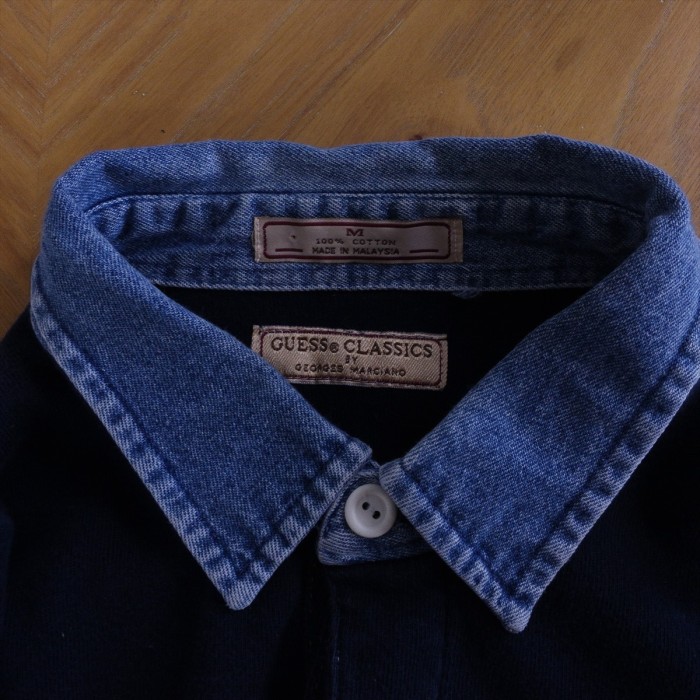 古着 90s GUESS ラグビージャージ ラガーシャツ | Vintage.City 빈티지숍, 빈티지 코디 정보