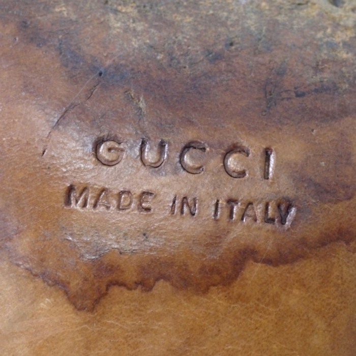 OLD Gucci　シェリーライン レザーローファー ヒール(23.5cm・茶) | Vintage.City 古着屋、古着コーデ情報を発信
