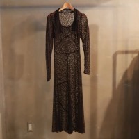 Brown race one-piece | Vintage.City 古着屋、古着コーデ情報を発信