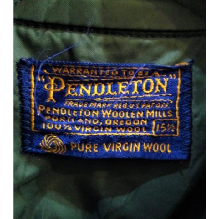 PENDLETON (ペンドルトン) 60年代 シャドーチェック ウールシャツ