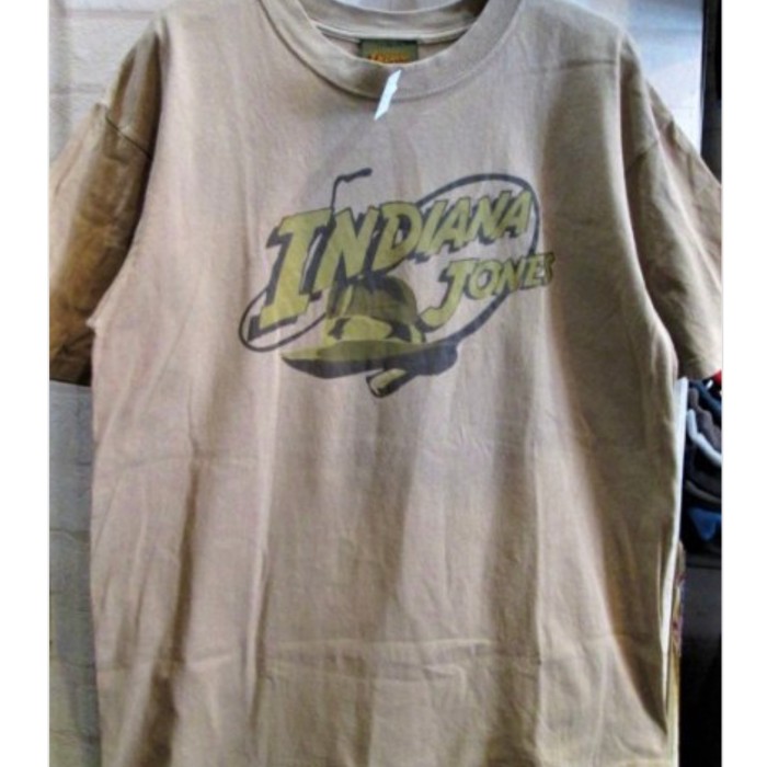 80年代 DISNEY INDIANA JONES インディージョーンズ 総柄 映画 ムービーTシャツ USA製 メンズXL ヴィンテージ /evb001969