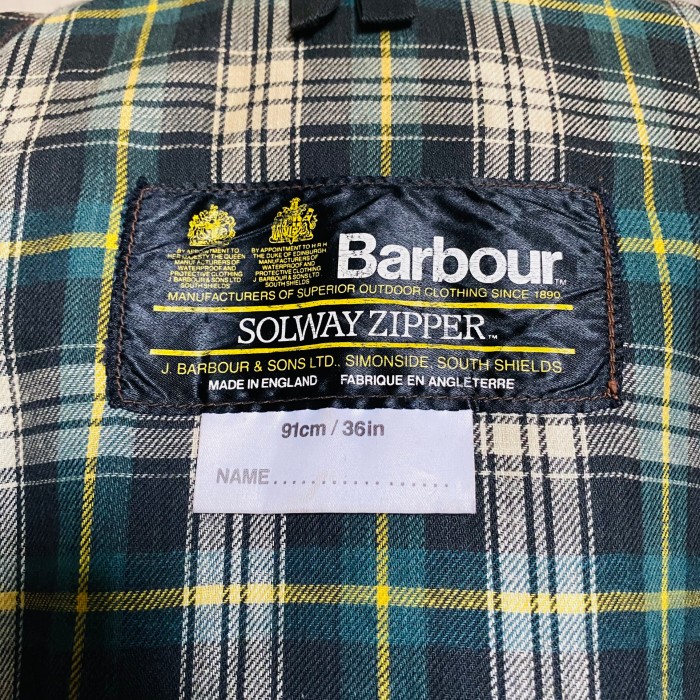80s Barbour SOLWAY ZIPPER 2クラウン | Vintage.City 古着屋、古着コーデ情報を発信