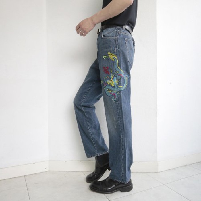 old ralph lauren broderie denim pants | Vintage.City 빈티지숍, 빈티지 코디 정보