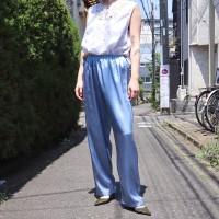 Blue gloss pants | Vintage.City 빈티지숍, 빈티지 코디 정보