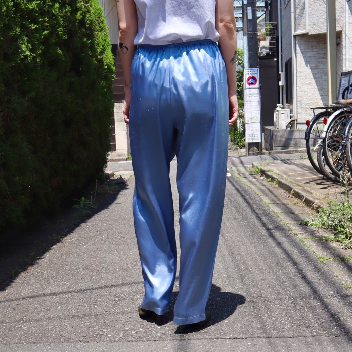 Blue gloss pants | Vintage.City Vintage Shops, Vintage Fashion Trends