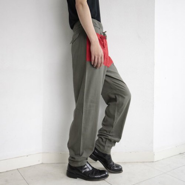 old line cotton trousers | Vintage.City 古着屋、古着コーデ情報を発信