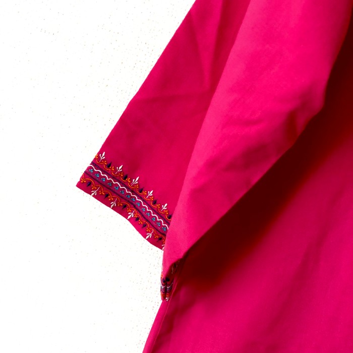 vintage pink bijou embroidery one-piece | Vintage.City 古着屋、古着コーデ情報を発信