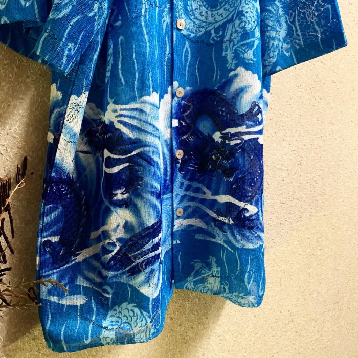 Dragon pattern shirt | Vintage.City 古着屋、古着コーデ情報を発信