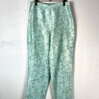 jacquard shiny pants | Vintage.City 古着屋、古着コーデ情報を発信