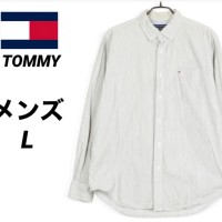TOMMY HILFIGER トミー  ヒルフィガーメンズ チェックシャツ L | Vintage.City 빈티지숍, 빈티지 코디 정보