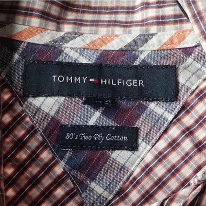 TOMMY HILFIGER トミー  ヒルフィガーメンズ チェックシャツ S | Vintage.City 古着屋、古着コーデ情報を発信