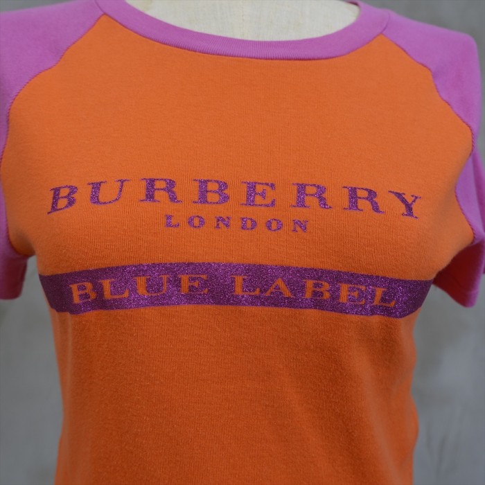古着 BURBERRY バーバリー BLUELABEL チビ ラメプリント | Vintage.City 빈티지숍, 빈티지 코디 정보