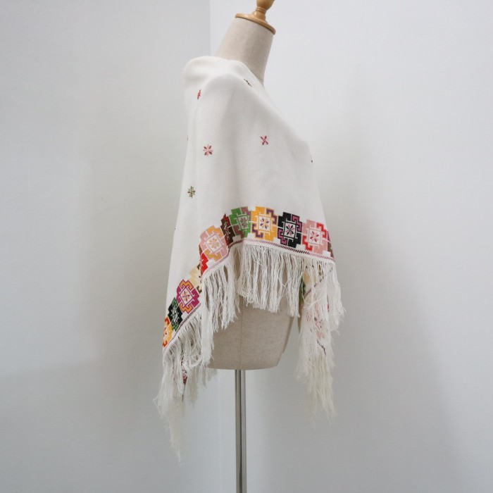 1970's Triangular Mexican shawl | Vintage.City 古着屋、古着コーデ情報を発信