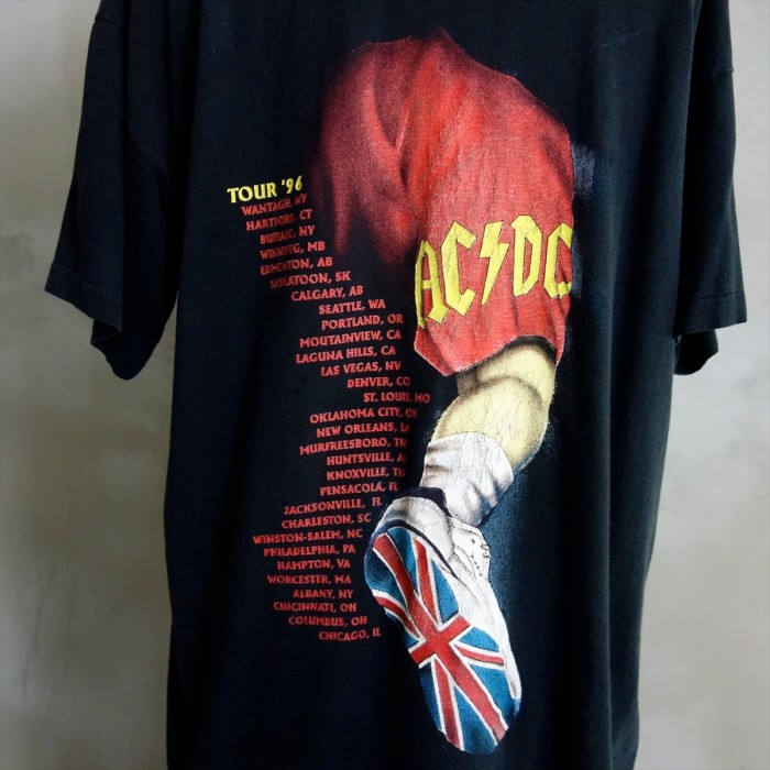 AC/DC ツアーtシャツ - Tシャツ/カットソー(半袖/袖なし)