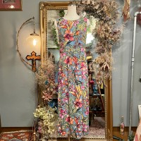 botanical pattern dress | Vintage.City 古着屋、古着コーデ情報を発信