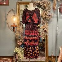 ethnic pattern dress | Vintage.City 古着屋、古着コーデ情報を発信