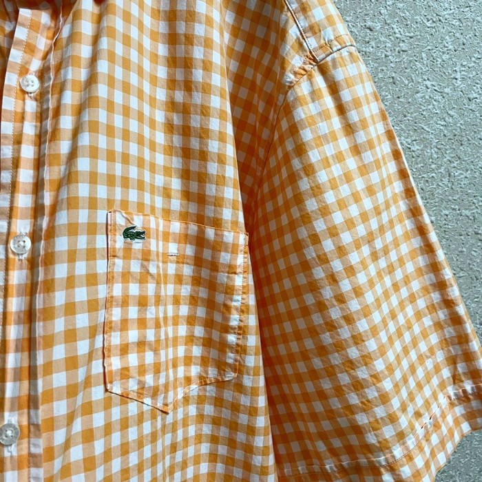 LACOSTE check shirt | Vintage.City 古着屋、古着コーデ情報を発信