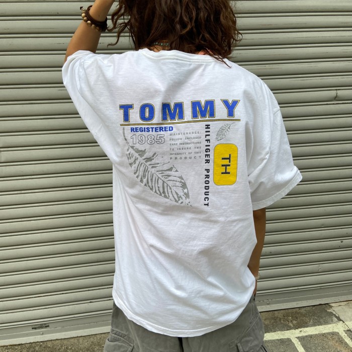 『送料無料』　Tommy hilfiger Tommy jeans 両面プリント | Vintage.City 빈티지숍, 빈티지 코디 정보