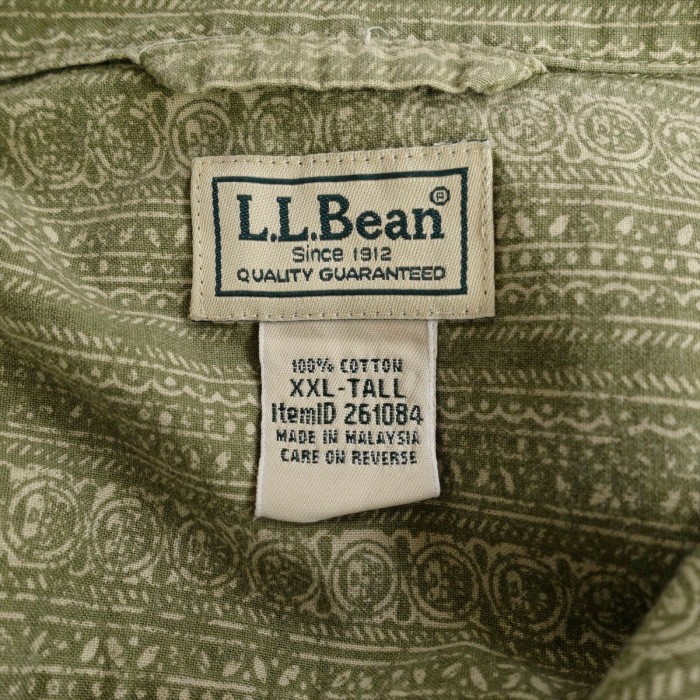 古着 エルエルビーン L.L.Bean 総柄 半袖シャツ | Vintage.City 古着屋、古着コーデ情報を発信