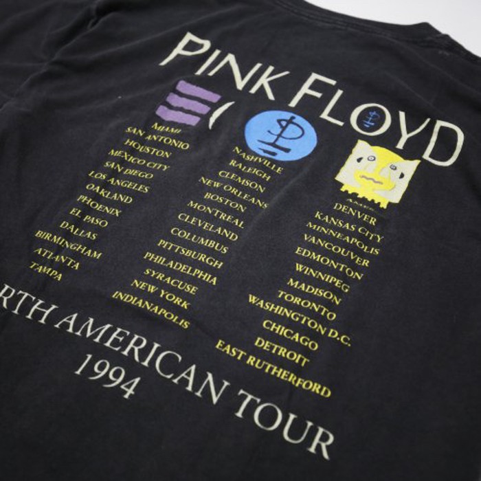 94's pink floyd tour tee , body-brockum | Vintage.City 古着屋、古着コーデ情報を発信