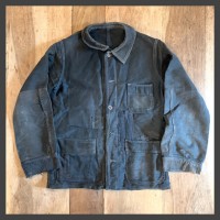 50’s Black moleskin work jacket | Vintage.City ヴィンテージ 古着