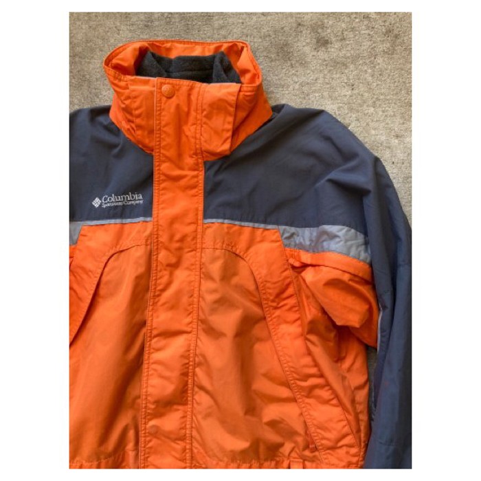 １着でも送料無料 シェルジャケット　ジャケットのみ　90s コロンビア　希少カラー　人気カラー ナイロンジャケット