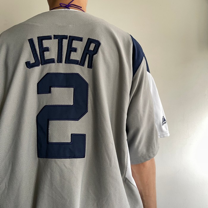Yankees jeter game jersey | Vintage.City 古着屋、古着コーデ情報を発信