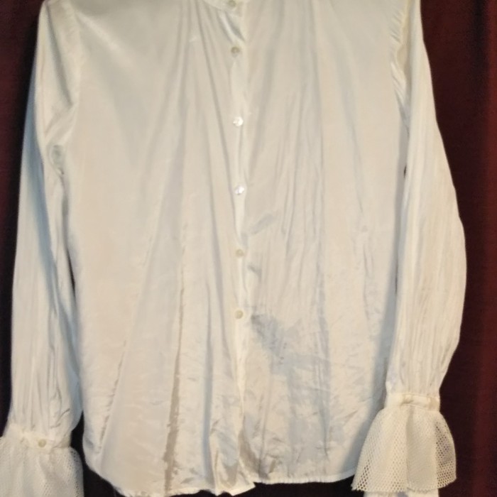 袖レース可愛いシャツ | Vintage.City 古着屋、古着コーデ情報を発信