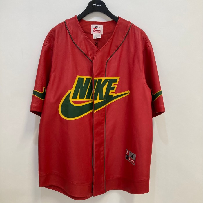 SUPREME × NIKE レザーベースボールシャツ | Vintage.City 빈티지숍, 빈티지 코디 정보