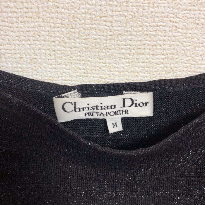 vintage Christian Dior knit bustier | Vintage.City 빈티지숍, 빈티지 코디 정보