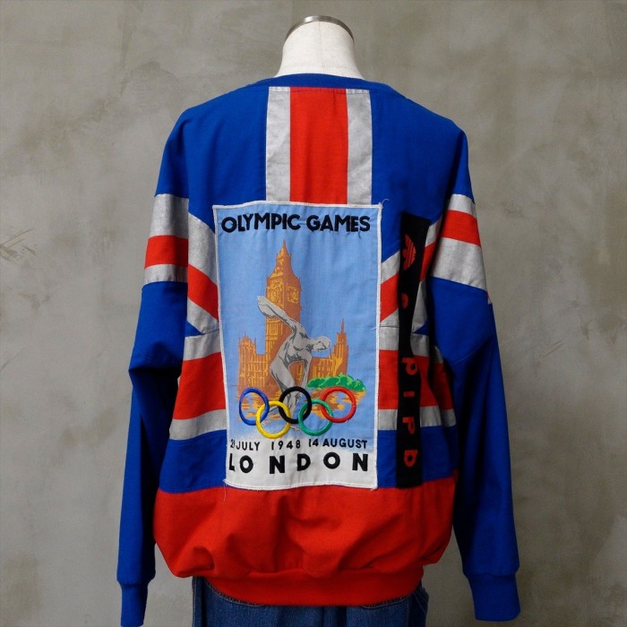 古着 80s アディダス ADIDAS ロンドンオリンピックスウェット