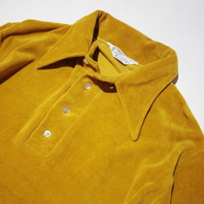 vintage towncraft velour polo h/s | Vintage.City 古着屋、古着コーデ情報を発信