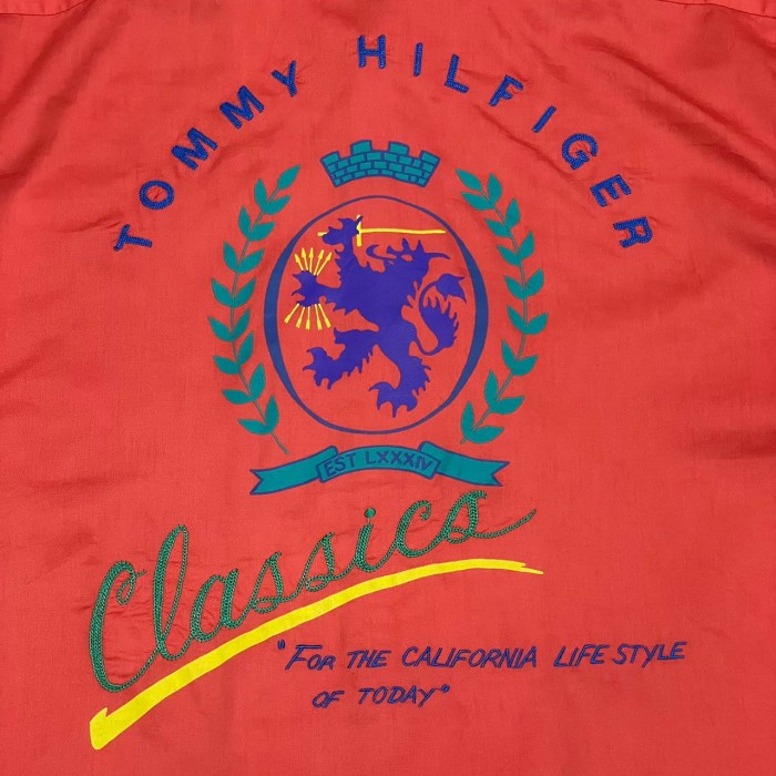 1990's Tommy Hilfiger open collar shirt | Vintage.City 古着屋、古着コーデ情報を発信
