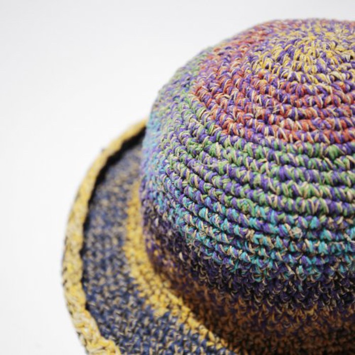 vintage hand knit hemp hat | Vintage.City 古着屋、古着コーデ情報を発信