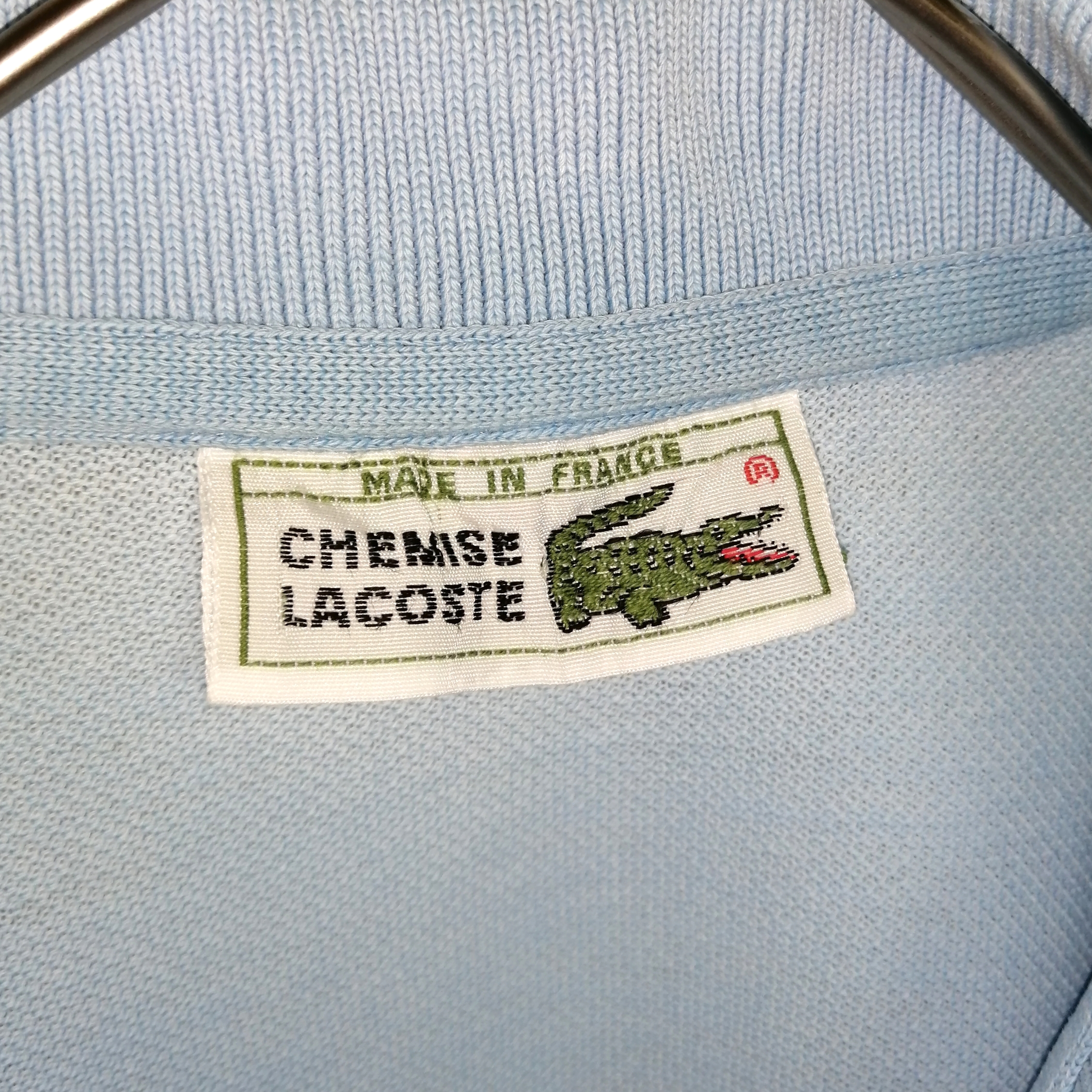 フランス製ヴィンテージ CHEMISE LACOSTEフレンチラコステポロシャツ 