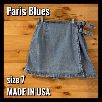 【Paris Blues】USA製 デニム キュロット スカート size7 | Vintage.City ヴィンテージ 古着