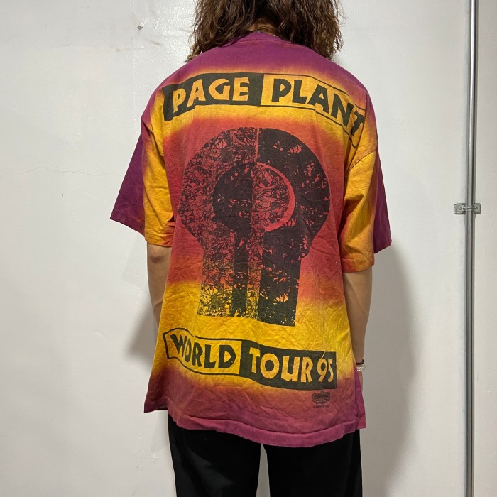 『送料無料』90s 95年ジミーペイジロバートプランツ　ワールドツアーTシャツ　 | Vintage.City 古着屋、古着コーデ情報を発信