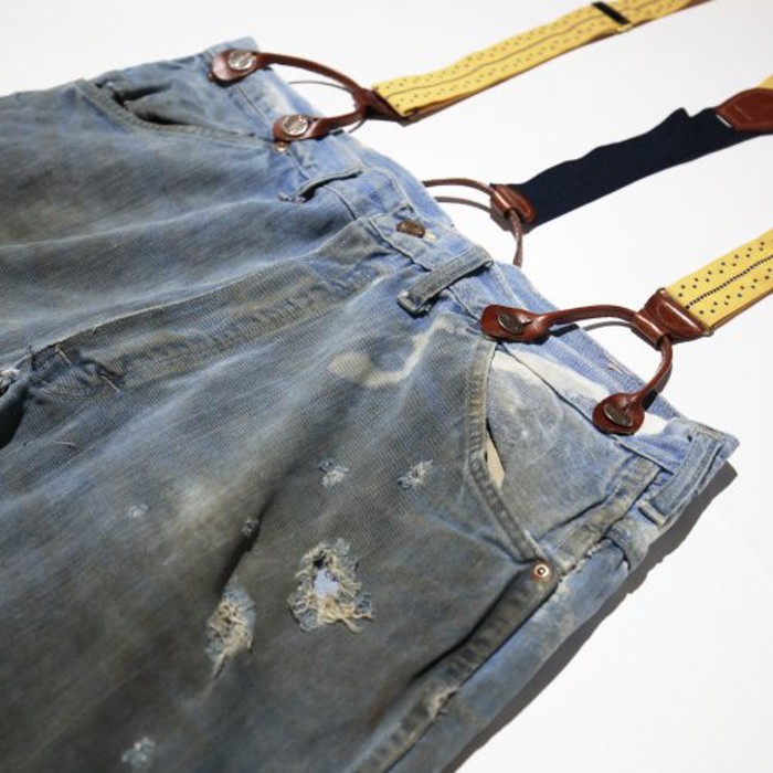vintage broken jeans , with suspender | Vintage.City Vintage Shops, Vintage Fashion Trends