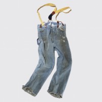 vintage broken jeans , with suspender | Vintage.City ヴィンテージ 古着
