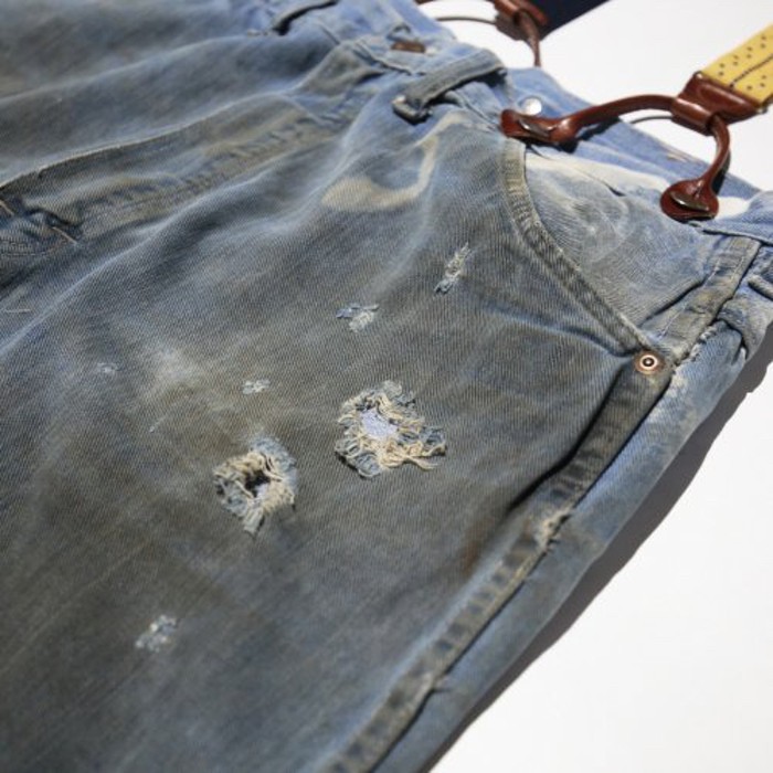 vintage broken jeans , with suspender | Vintage.City 빈티지숍, 빈티지 코디 정보