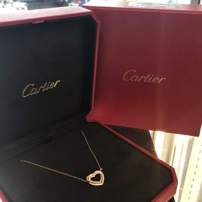 Cartier　 トリニティ ハート ネックレス ダイヤモンド イエロー ホワイ | Vintage.City 古着屋、古着コーデ情報を発信