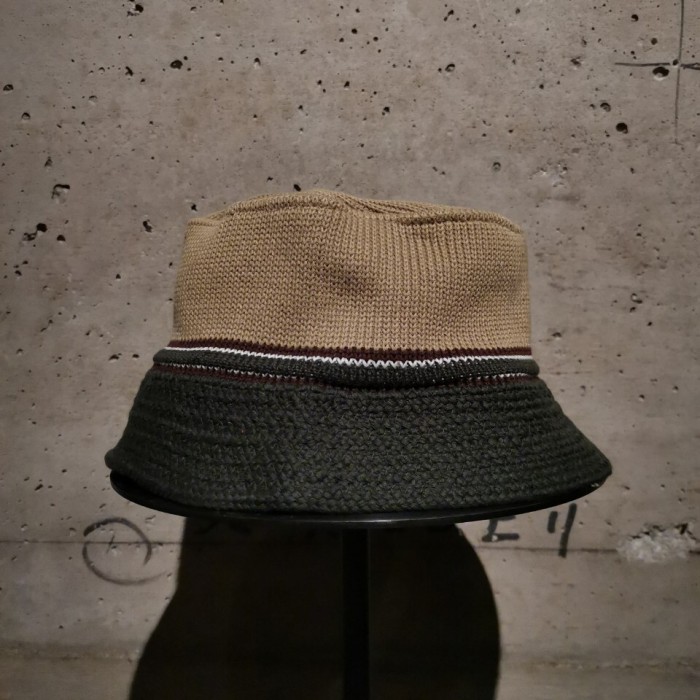 "Deadstock" Cotton Knit Bucket Hat | Vintage.City 古着屋、古着コーデ情報を発信