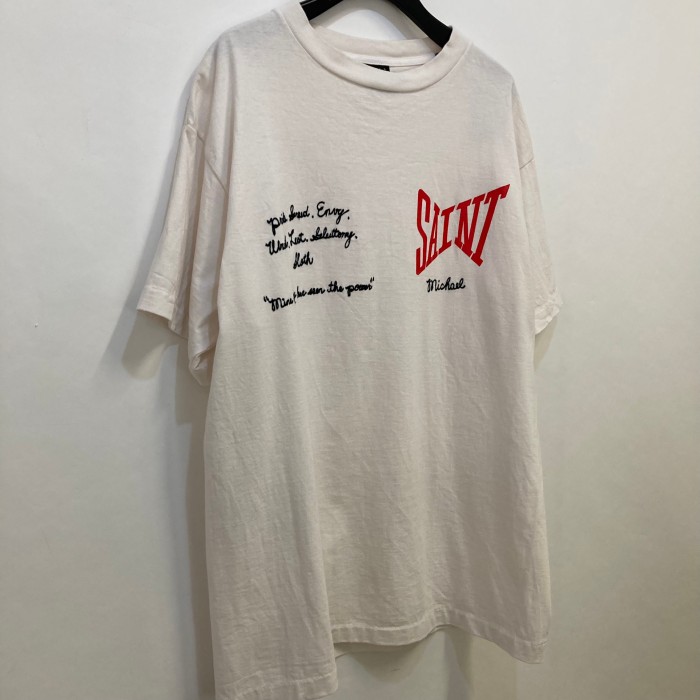 SAINT MICHAEL　 21SS LOGO S／S TEE 刺繍Tシャツ | Vintage.City 빈티지숍, 빈티지 코디 정보