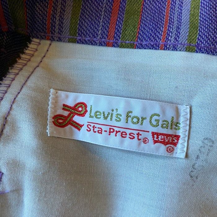 70's Levi's For Gals ストライプフレアパンツ | Vintage.City 古着屋、古着コーデ情報を発信