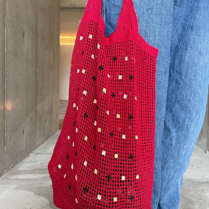 Crochet knit bag | Vintage.City 빈티지숍, 빈티지 코디 정보